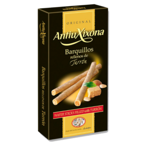 Barquillos rellenos de turrón Antiu Xixona | 150 Gr