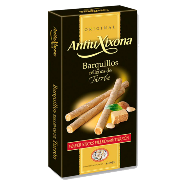 Barquillos rellenos de turrón Antiu Xixona | 150 Gr