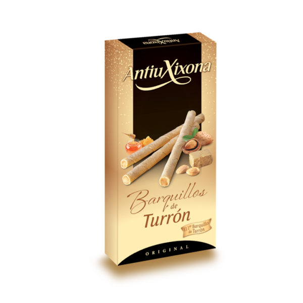 Barquillos rellenos de turrón Antiu Xixona | 150 Gr