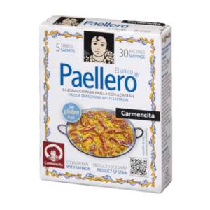 Especias paella con azafrán Carmencita | Paellakruiden 5 x 4 Gr