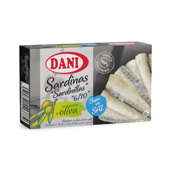 Sardinas baja sal Dani | Sardientjes 90 Gr