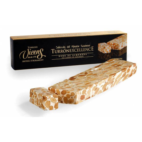 Turrón duro IGP Agramunt Vicens Excellence | 150 Gr