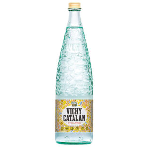 Vichy Catalan bruisend Catalaans bronwater | Liter in glazen fles met Gaudi motief