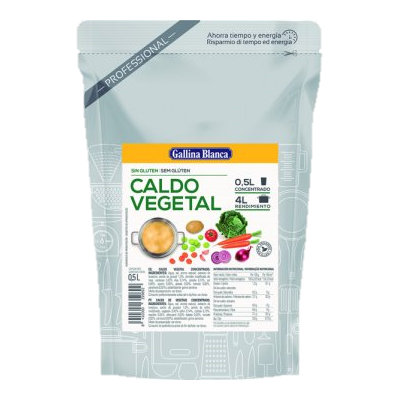 Caldo vegan Gallina Blanca | Geconcentreerd 1:8_0,5 Lt