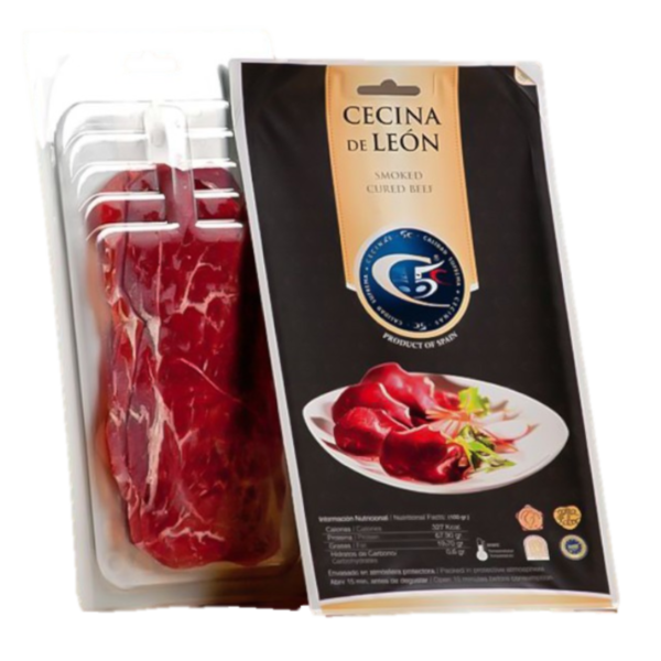 Cecina de León IGP Charcuteria | Gerookt rundvlees 100 Gr