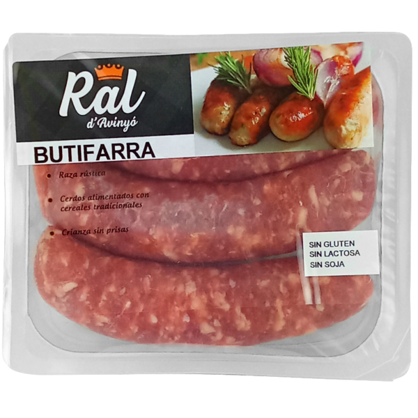 Butifarra cruda Ral d'Avigno | BBQ worst 300 Gr