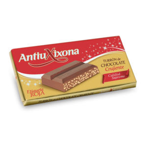 Turrón choco cruijente Antiu Xixona | 150 Gr