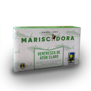 Ventresca Atún claro bio Mariscadora | Tonijn buikspek 110 Gr