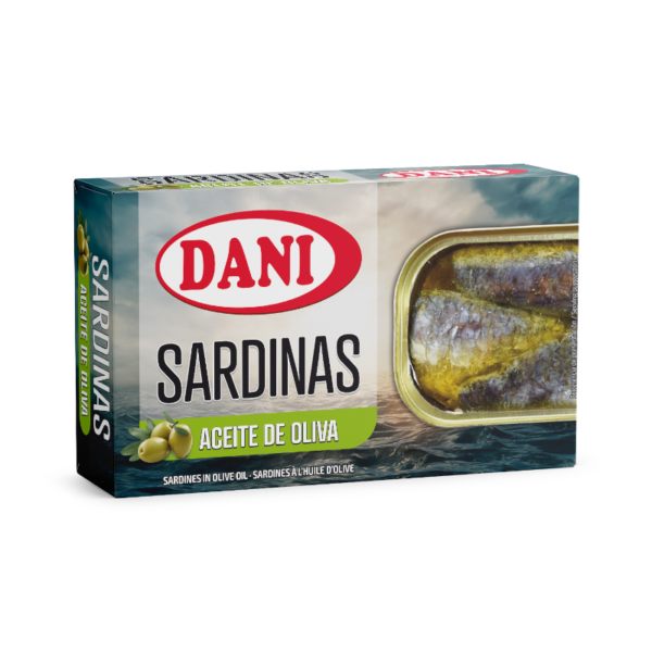 Sardinas en aceite de oliva Dani | Sardientjes 120 Gr