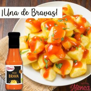 Patatas Bravas y Salsa Brava d'Atenea | Spaanse tapa met aardappeltjes en pikante saus