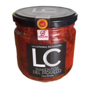 Pimiento del Piquillo Tiras DOP de Lodosa | Gerookte paprika 290 Gr