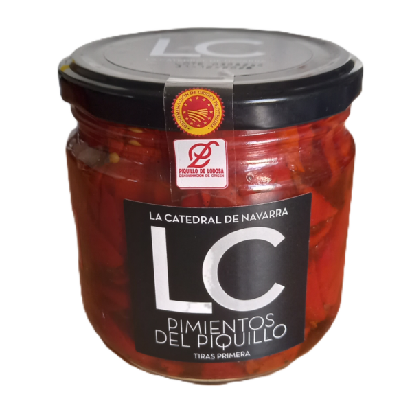 Pimiento del Piquillo Tiras DOP de Lodosa | Gerookte paprika 290 Gr