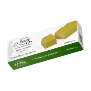 Turrón de Pistacho Vicens Excellence | 140 Gr