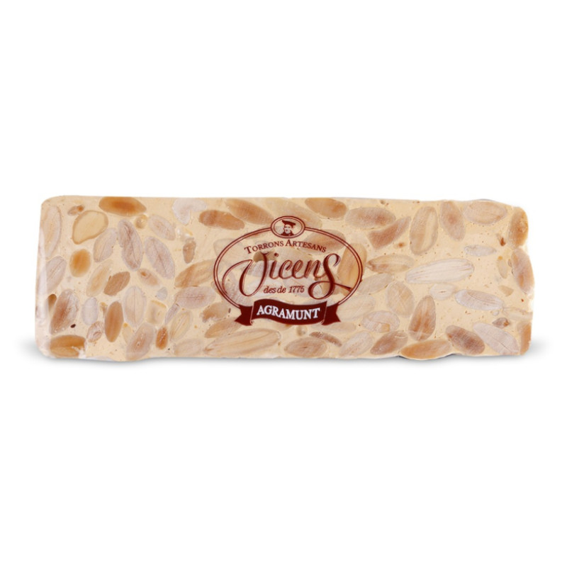 Turrón duro IGP Agramunt Vicens individual | 80 Gr